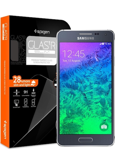 Spigen Galaxy Alpha İle Uyumlu Cam Ekran Koruyucu Glas.tr Slım