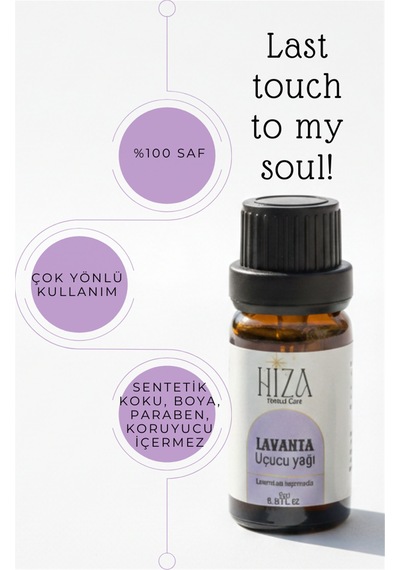Hiza Herbal Care %100 Doğal Lavanta Yağı İntermedia 10 ML