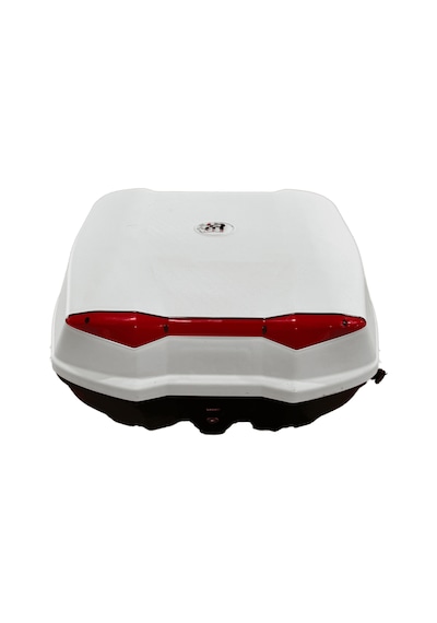 Moto Üçel 52 Litre Motosiklet Çantası Beyaz Beyaz