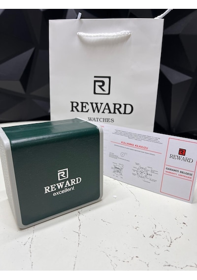 Reward Özel Tasarım Otomatik Mekanizma Çelik Kordon 5 Atm Suya Dayaknıklı Erkek Kol Saati Erw.146381
