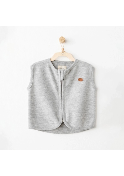 Andywawa Vest Casual Bebek Yelek Ac26211 Gri