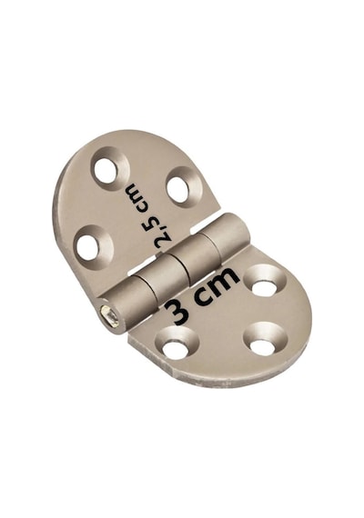 Yüksel Oval Alüminyum Kasa Menteşesi 3 Cm Çok Renkli
