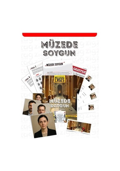 Cases Müzede Soygun, Dedektif Dosyası, Gizem Çözme Oyunu, Şüpheli Kartları Ve İpucu Belgeleri İle
