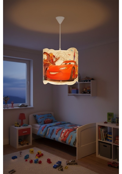 Pixar Cars Dekoratif Tavan Lambası Çocuk Odası Modern Tasarım