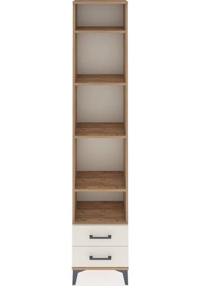 Arges Dolap 5 Raflı 2 Çekmeceli 44x30x221 Çam-aytaşı Çam