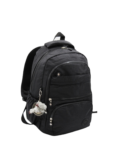 Bevitton Krinkıl Kumaş Unisex Siyah Okul Çantası 2400