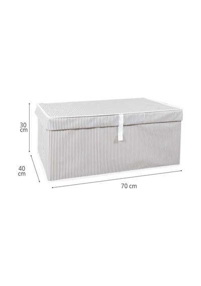 Çok Amaçlı Kutu - Mega Plus Gri, 70 X 40 X 30 Cm Desenli
