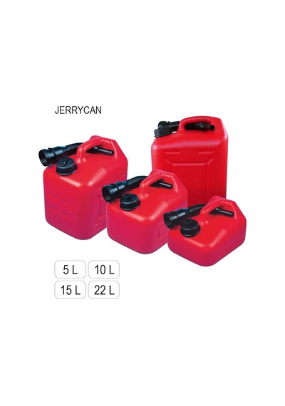 Jerrycan Portatif Yakıt Bidonu ve Hortumu 10 LT