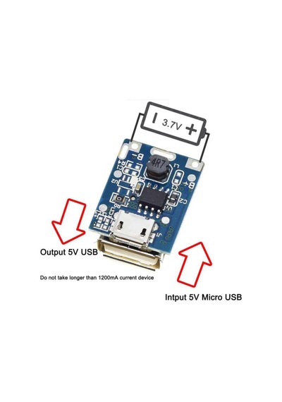5v 1a Powerbank Şarj Devresi Koruma Modülü 10 Adet