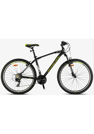 Kron Xc 75 26" Jant 14 Kadro 21 Vites V Fren Dağ Bisikleti Mat Siyah Neon Sarı