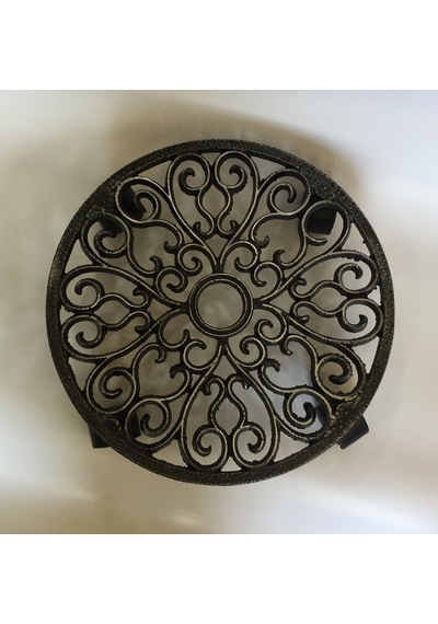 Saksı Altlığı Metal Döküm Tekerlekli Saksı Altı