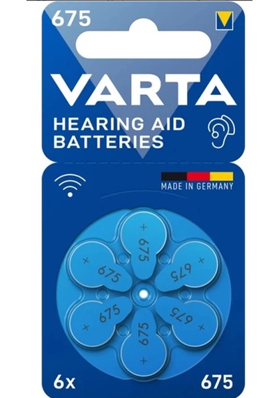Varta Işitme Cihazı Pili 675