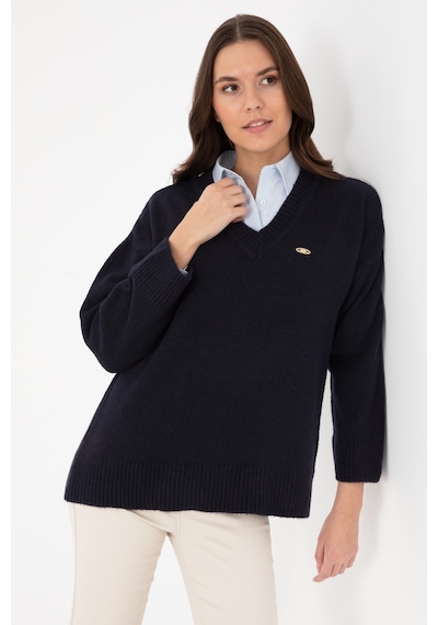 U.S. Polo Assn. U.s. Polo Assn. Kadın Lacivert Melanj Kazak /triko 50314833-vr120