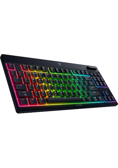 Razer Blackwidow V4 Tenkeyless Hyperspeed Low Profile - Kablosuz Sıcak Değiştirilebilir Oyun Klavyesi - Hyperspeed & Bluetooth - Yeşil Anahtarlar Qwerty Abd Düzeni Razer Blackwidow V4 Tenkeyless Hyperspeed Low Profile - Kablosuz Sıcak Değiştirilebilir Oyun Klavyesi - Hyperspeed & Bluetooth - Yeşil Anahtarlar Qwerty Abd Düzeni
