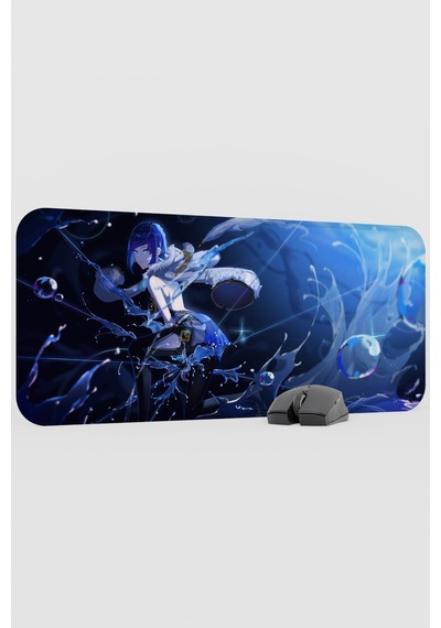 Yelan Genshin Impact Anime Gacha V4 - 70x30 Xl Gaming Mouse Pad Fare Altlığı