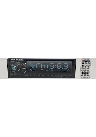 Everton Rt-3025 Çift Usb Usb-Sd-Fm-Aux Bluetooth Oto Teyp 4X60W