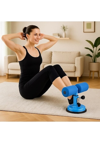 Vantuzlu Mekik Aleti Karın Kası Çalıştırma Ve Evde Spor Egzersiz Ekipmanı