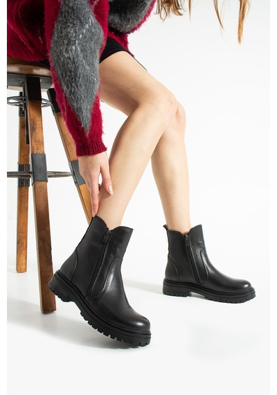 Plush Studıo Istanbul Stella Kadın Hakiki Deri Bot Çift Fermuar Olala Konfor & Şıklık Bot Siyah Siyah Plush Studıo Istanbul Stella Kadın Hakiki Deri Bot Çift Fermuar Olala Konfor & Şıklık Bot Siyah Siyah