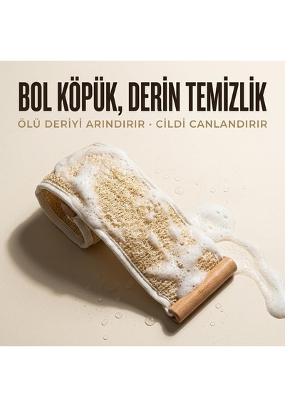 Kabak Sırt Doğal Lifler Peeling Temizleyici Arındırıcı. 1 Adet.