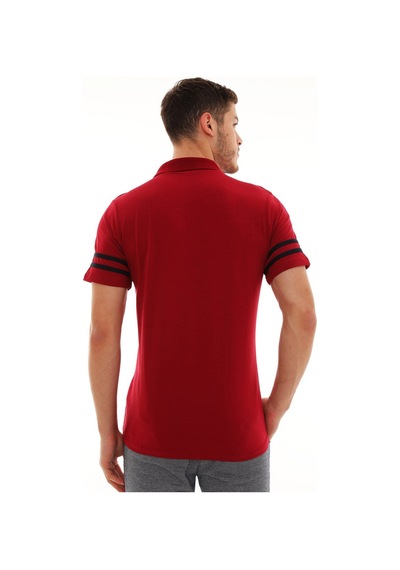 T8585 Dewberry Erkek T-shırt-bordo Bordo