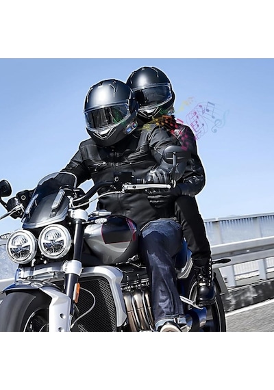 River World Motorsiklet Kaskı İçin Bluetooth Kask Kulaklığı Uzun Ömürlü Suya Dayanıklı Batarya