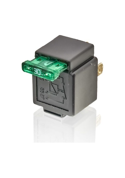 Sanel Mini Röle 12 Volt 30 Amper 4 Uçlu Sigortalı Braketli Sr1244 30