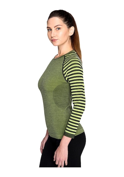 Thermoform Ultimate Merıno Kadın Seamless Termal Sweatshirt - Hzt14032-8621 Yeşil