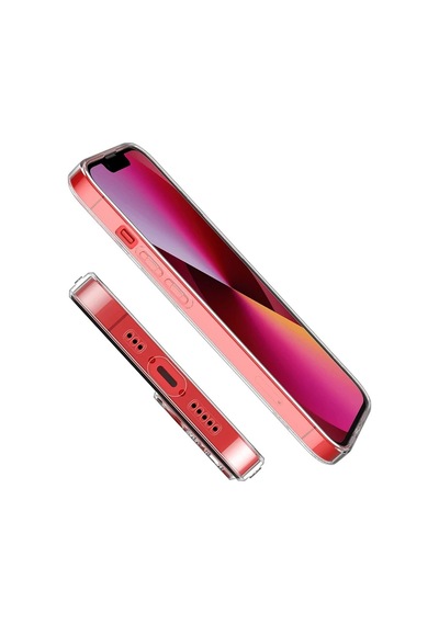Ally iPhone Uyumlu 14 Plus 6.7inç Crystal Clear Kamera Korumalı Sert Pc Kılıf- 5775 Şeffaf