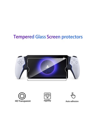Sony Ps5 Playstation Portal/ps Portal İçin Kırılmaz Cam, 2 Adet 9h Sertlikte Çizilmeye Karşı Dayanıklı Kırılmaz Cam Folyo, Kabarcıksız Parmak İzi Bırakmaz Hd Ekran Koruyucu