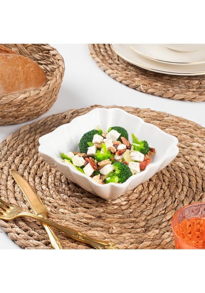 Porsima 1749n Porselen Kase Desenli Derin Salata Kase 15cm