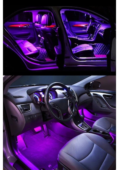 Usb Girişli Rgb Ayak Altı Led Sese Duyarlı Led Müziğe Duyarlı 12 Led