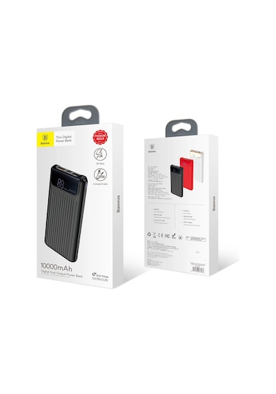 Baseus Thin Qc3.0a 10000 Mah Hızlı Şarj Harici Şarj Power Bank- 5775 Diğer