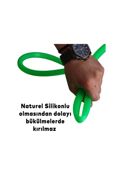Bahçe Çeşme Su Hortumu İç Çap 1/2 Naturel Silikonlu Sulama Araç Yıkama Hortum 25 Metre