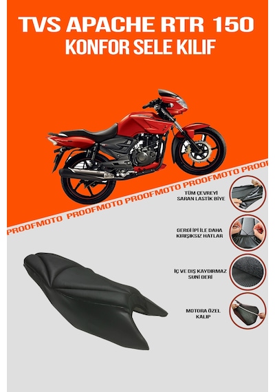Tvs Apache Rtr 150 Uyumlu Konfor Sele Kılıf