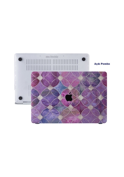 Apple Uyumlu MacBook Air Kılıf HardCase Touch ID A1932 A2179 A2337 Flower04