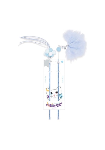 M-pets Mooncat Olta Kedi Oyuncağı Mavi 2li 40 Cm 244-50149.01