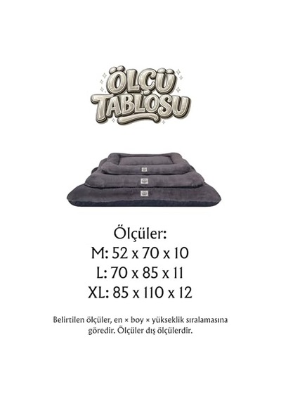 Jungolica Sally Kedi Ve Köpek Yatağı Koyu Gri Antrasit Küçük 52x70x10 Cm,%100 Su Geçirmez Alezli, Çift Taraflı Dört Mevsim, Çıkarılabilir Yıkanabilir Minder, Konforlu Pet Yatağı Medıum Jungolica Sally Kedi Ve Köpek Yatağı Koyu Gri Antrasit Küçük 52x70x10 Cm,%100 Su Geçirmez Alezli, Çift Taraflı Dört Mevsim, Çıkarılabilir Yıkanabilir Minder, Konforlu Pet Yatağı Medıum