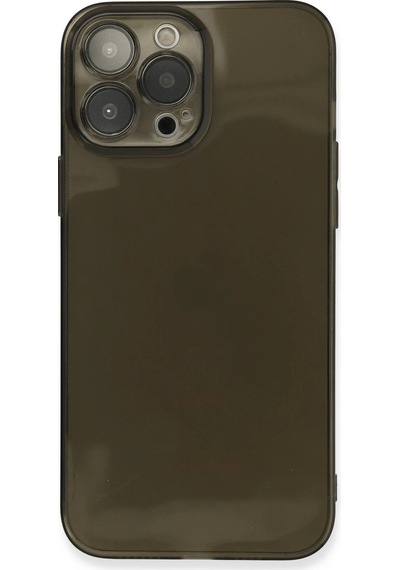 Newface - 629 - iPhone Uyumlu 13 Pro Max Kılıf Fly Lens Silikon - Csmo-tex - - Siyah