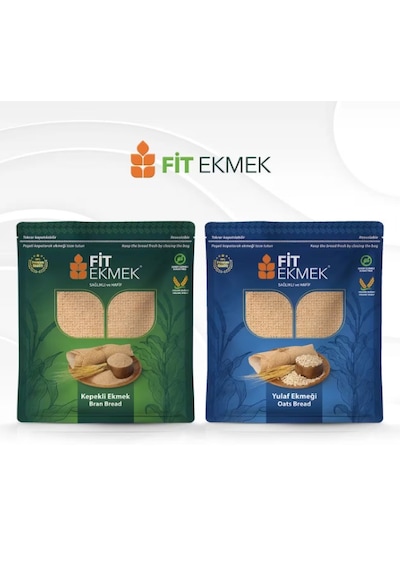 Fit 1 Paket Yulaf Lavaş Ekmeği 1 Paket Kepekli Lavaş Ekmeği