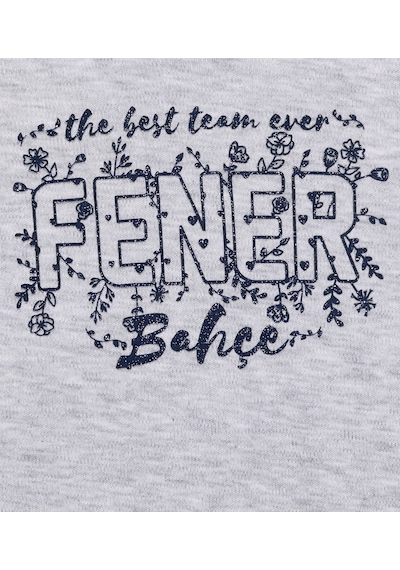 Fenerium Fenerbahçe Lisanslı Uzun Kol Lacivert Bebek Sweat Hediyelik Ahşap Kutulu Gri