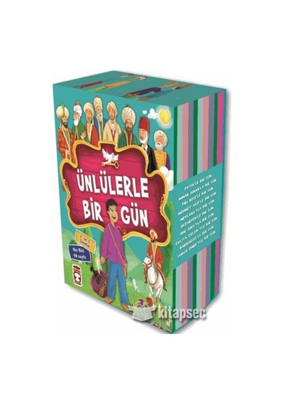 Ünlülerle Bir Gün 1 Set 10 Kitap - Timaş Çocuk Yayınları
