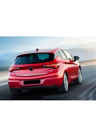 Opel Astra K Krom Bagaj Alt Çıta 2015 Sonrası Paslanmaz Çelik