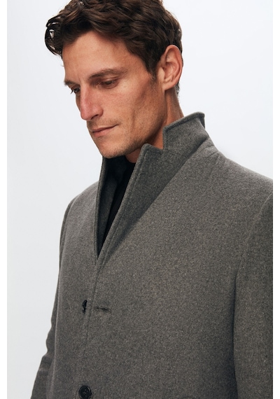 D's Damat Ds Damat Regular Fit Antrasit Kaşe Kaban 5Hf08Ort10000 Antrasit