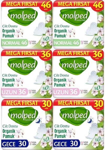 Molped Pure&soft Hijyenik Ped Avantaj Pk Normal 224 Adet