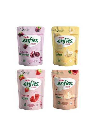 Enfies Freeze Dried 4 Lü Muz/böğürtlen/çilek/elma - 861875475 Diğer