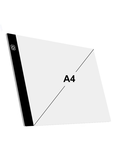 Monozone A4 Led Işıklı 3 Seviye Animasyon Portre Çizim Kopyalama