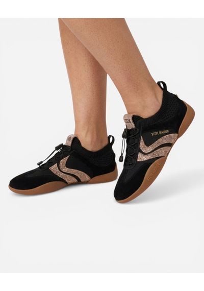 Steve Madden Bıscottı-r Blk/gold Kadın Blk/gold Sneakers Bıscottı-r siyah