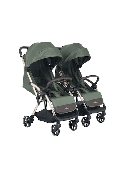 Merkür Bebe Ruby Birleşip Ayrılabilen Kabin Boy İkiz Bebek Arabası - Yeşil