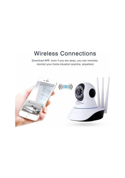 Kingboss Ip-26 Kablosuz Ip Güvenlik Kamerası Üç Antenli