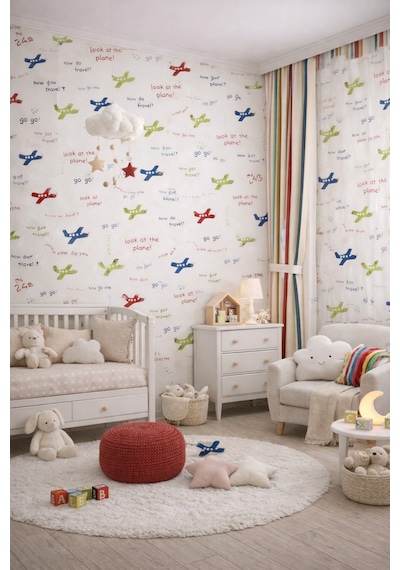Zımmer 12681 Looney Tunes 5m2 Duvar Kağıdı Çok Renkli